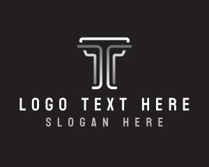 Startup Business Letter T logo