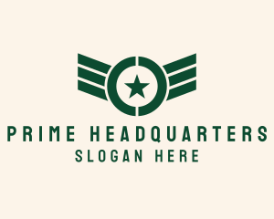 Military Pilot Wings Logo