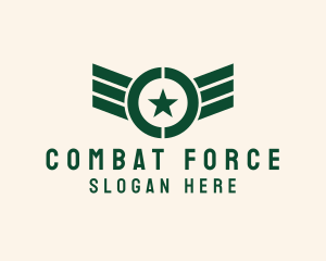 Military Pilot Wings logo