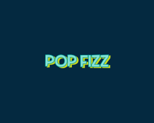 Popart Playful Wordmark logo design