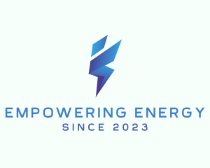 Electric Lightning Energy  logo design