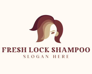 Beauty Female Hairdresser logo design