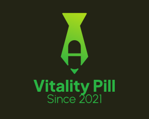 Green Pharmacy Necktie  logo design