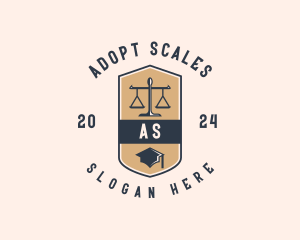 Law School Academia logo design