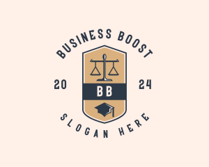 Law School Academia logo design