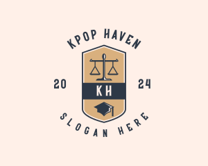 Law School Academia logo design