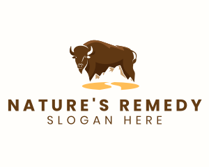 Wild Buffalo Farm logo design