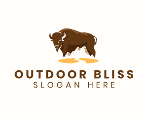 Wild Buffalo Farm logo design