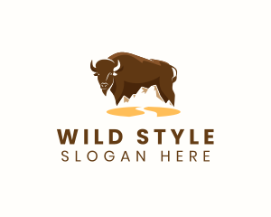 Wild Buffalo Farm logo design