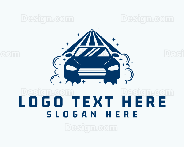 Auto Car Wash Clean Logo