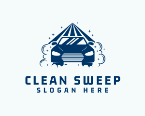 Auto Car Wash Clean logo design