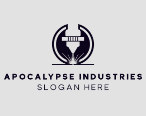 Industrial Laser Machinery logo design