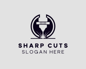 Industrial Laser Machinery logo design