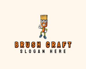 Paint Brush Tool Renovation logo design