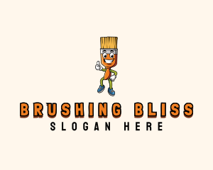 Paint Brush Tool Renovation logo design