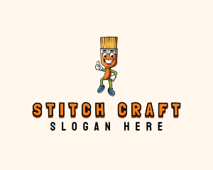 Paint Brush Tool Renovation logo design