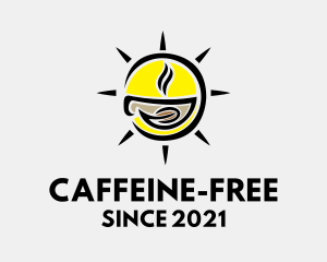 Sunrise Coffee Drink logo design