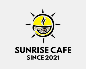 Sunrise Coffee Drink logo design