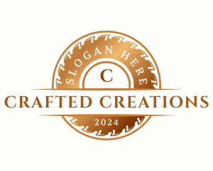 Luxury Saw Woodwork logo design