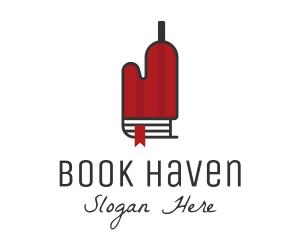 Wine Glove Book logo design