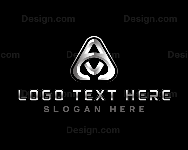 Tech Business Letter A Logo