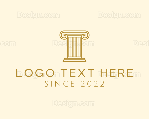 Ancient Column Business Logo