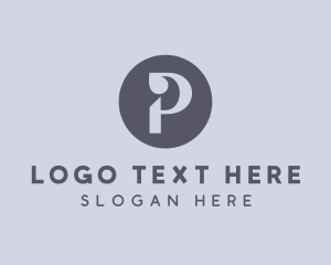 Professional Studio Letter P Logo