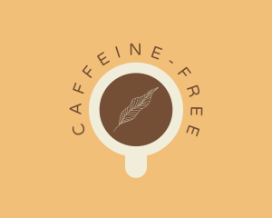 Coffee Cup Leaf logo