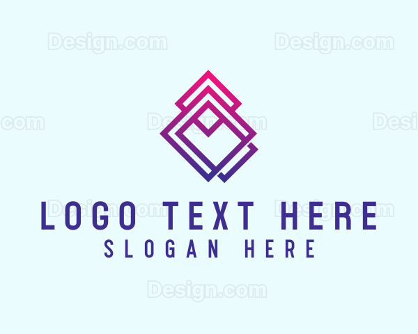 Geometric Diamond Pattern Logo