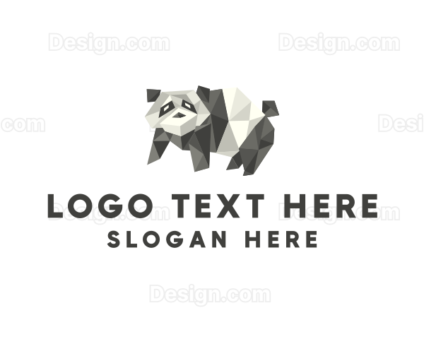 Forest Wild Panda Logo