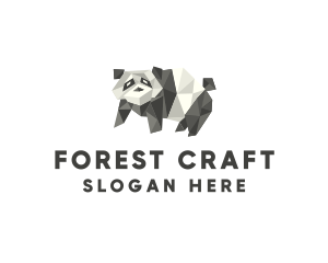 Forest Wild Panda  logo design