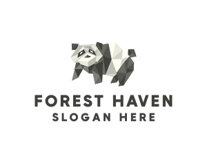 Forest Wild Panda  logo design