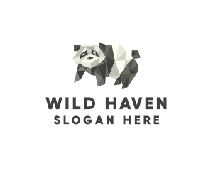 Forest Wild Panda  logo design