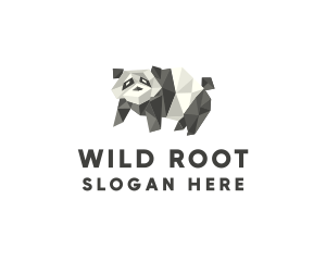 Forest Wild Panda  logo design