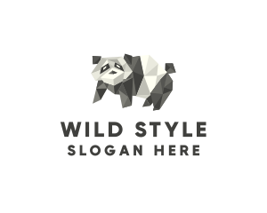 Forest Wild Panda  logo design