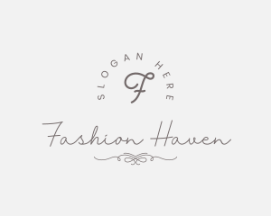 Stylish Fashion Tailoring  logo design