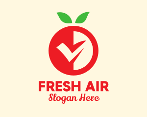 Fresh Red Fruit logo design