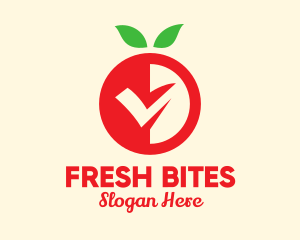 Fresh Red Fruit logo design