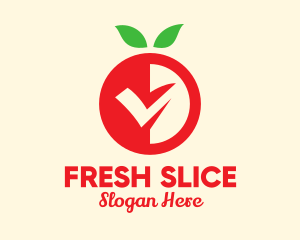 Fresh Red Fruit logo design