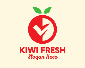 Fresh Red Fruit logo design