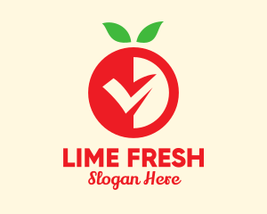 Fresh Red Fruit logo design