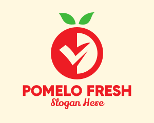 Fresh Red Fruit logo design