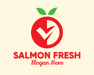 Fresh Red Fruit logo design