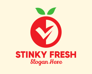 Fresh Red Fruit logo design