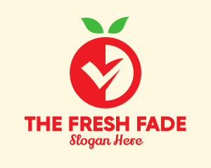 Fresh Red Fruit logo design