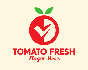 Fresh Red Fruit logo design