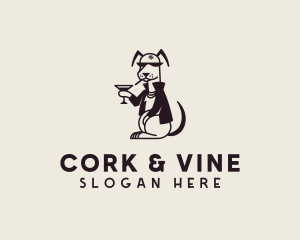 Pet Animal Dog Bar logo design