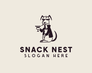 Pet Animal Dog Bar logo design