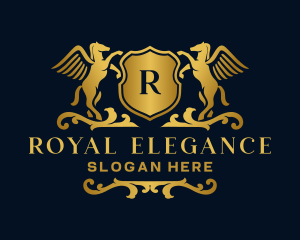 Pegasus Royal Crest logo design