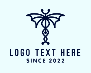 Veterinary Stethoscope Wings logo